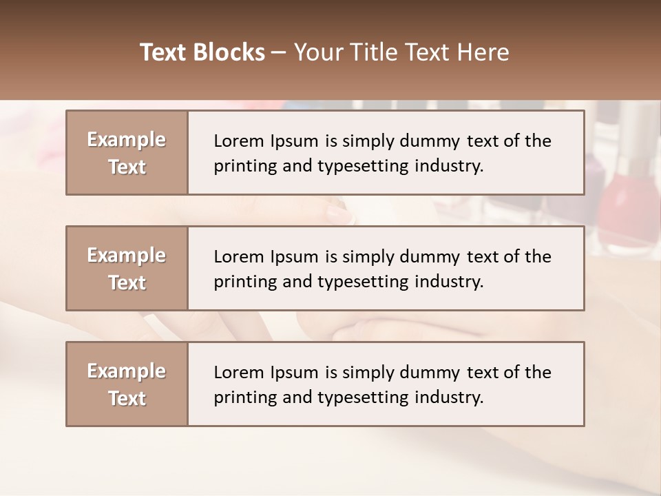 Manicure PowerPoint Template