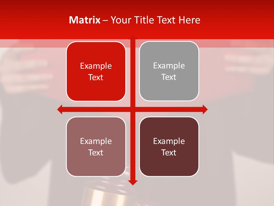 Judgment Of The Judge PowerPoint Template