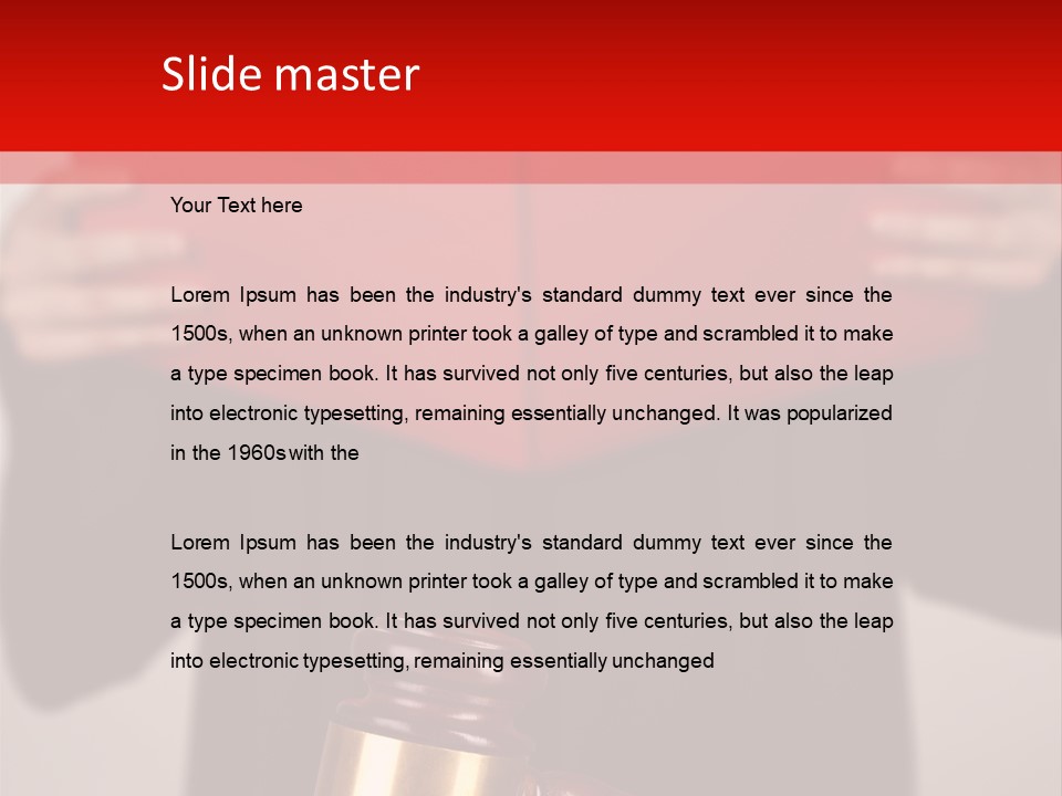 Judgment Of The Judge PowerPoint Template