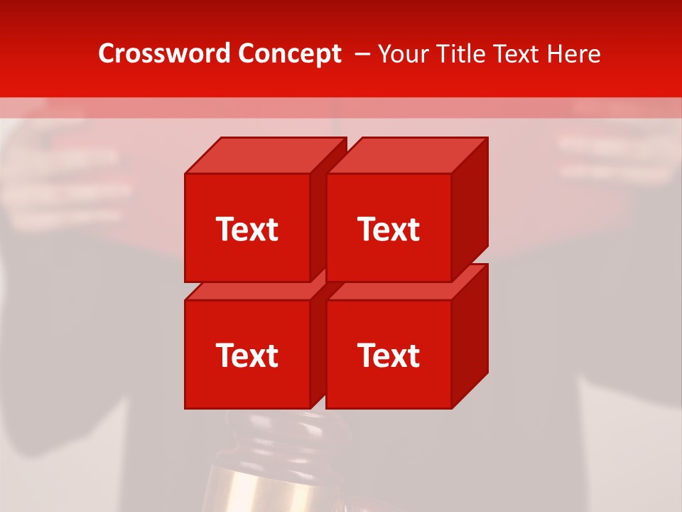 Judgment Of The Judge PowerPoint Template