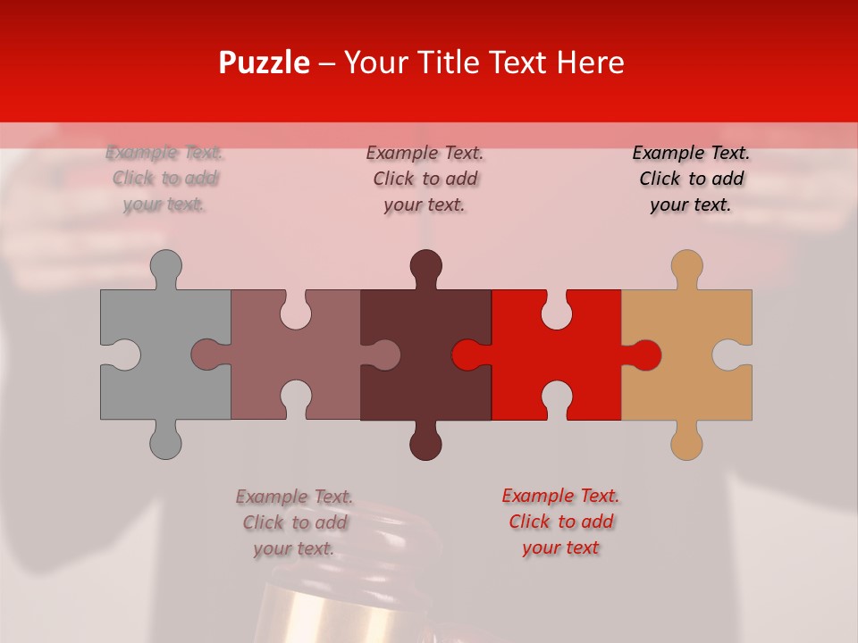 Judgment Of The Judge PowerPoint Template