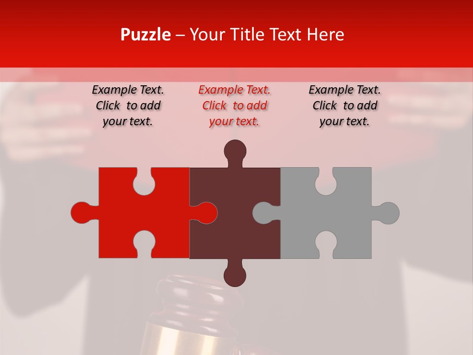 Judgment Of The Judge PowerPoint Template