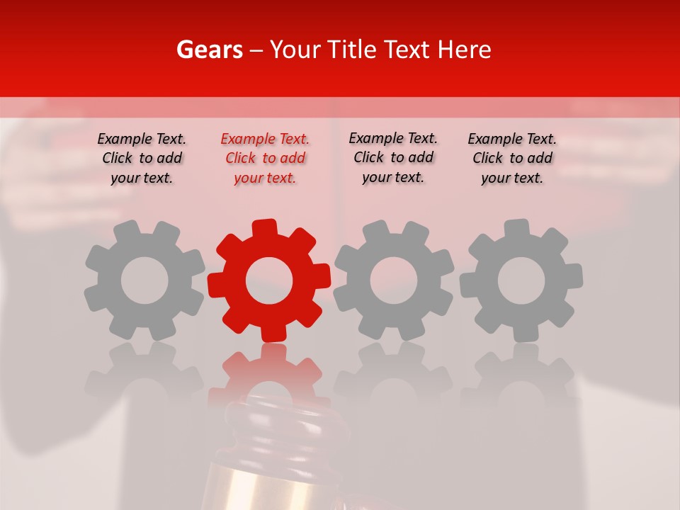 Judgment Of The Judge PowerPoint Template