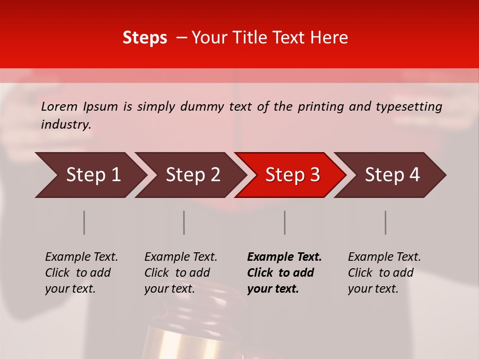 Judgment Of The Judge PowerPoint Template