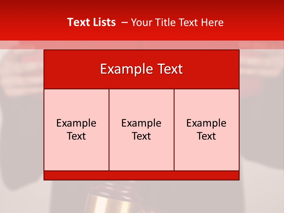 Judgment Of The Judge PowerPoint Template