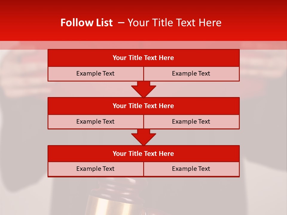 Judgment Of The Judge PowerPoint Template