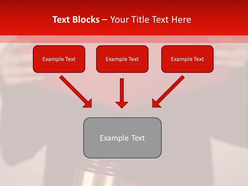 Judgment Of The Judge PowerPoint Template