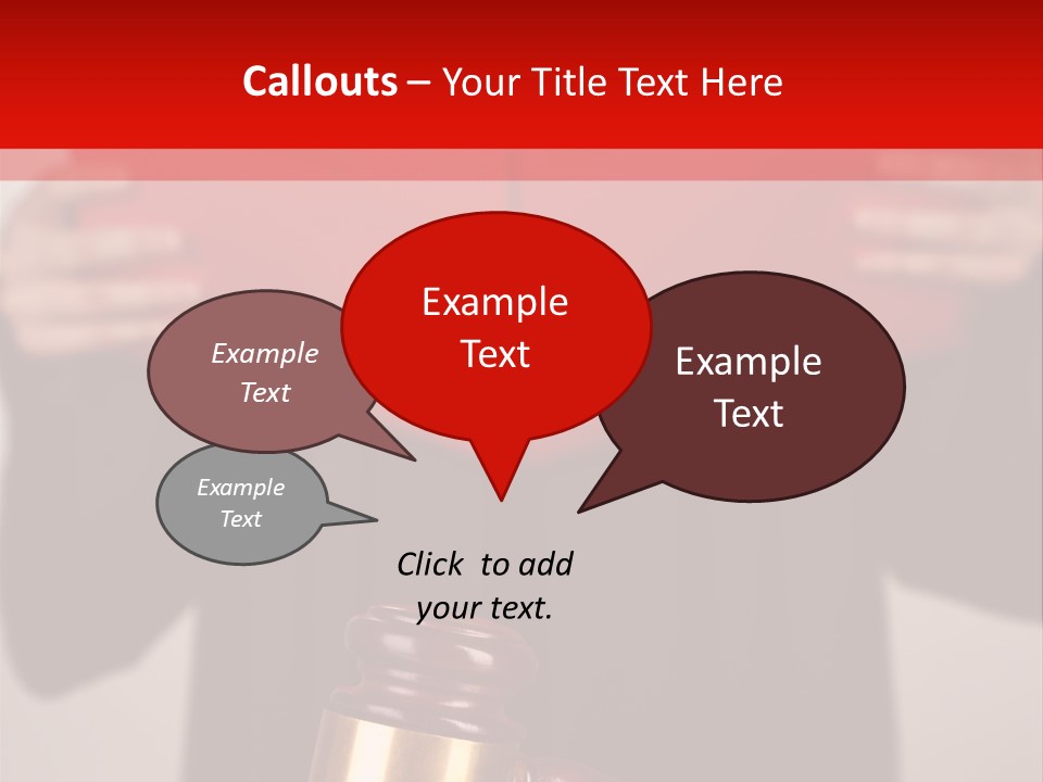 Judgment Of The Judge PowerPoint Template