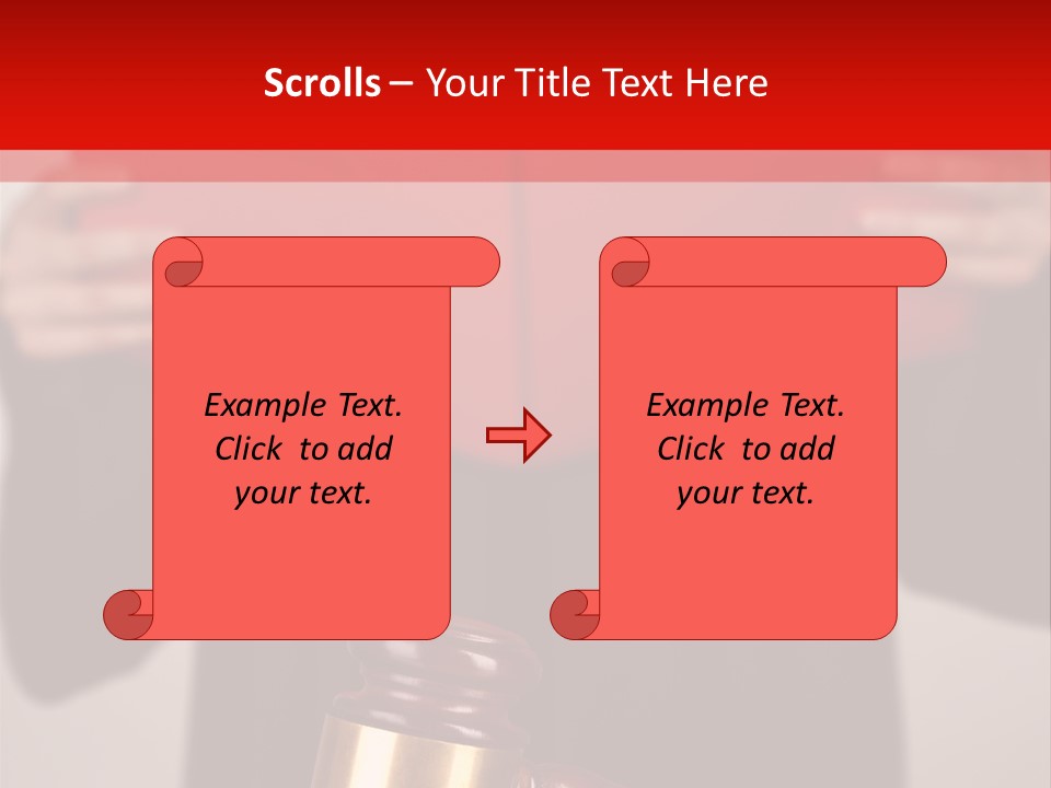 Judgment Of The Judge PowerPoint Template