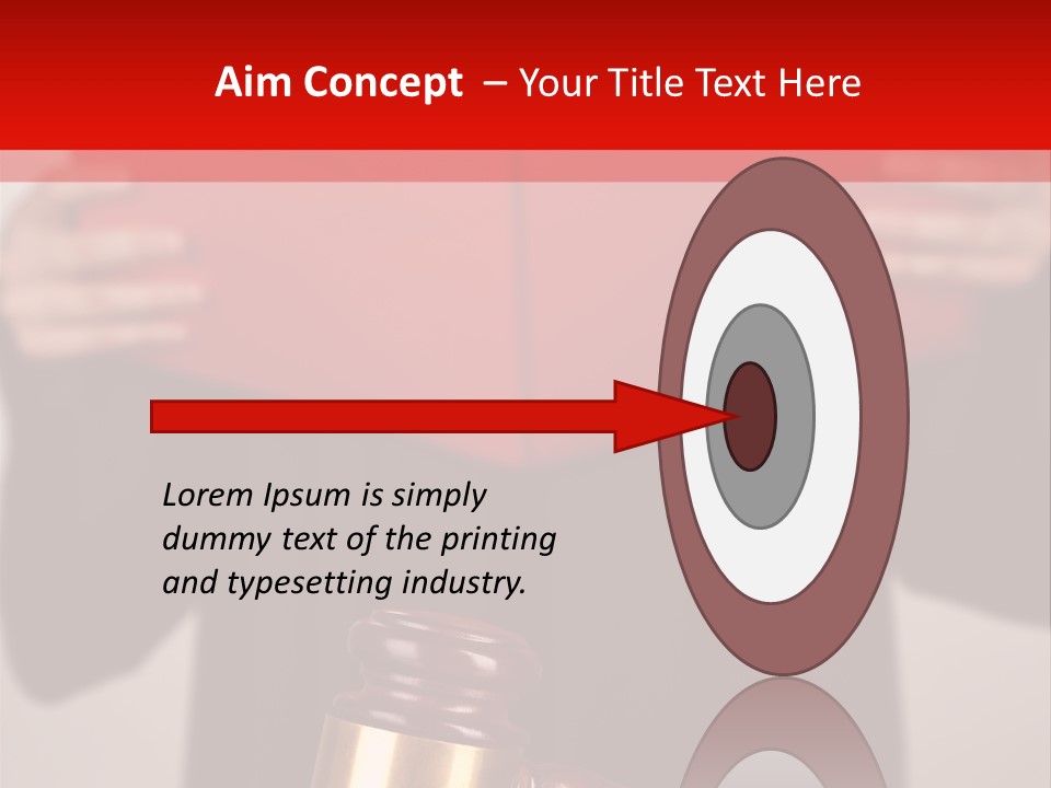 Judgment Of The Judge PowerPoint Template