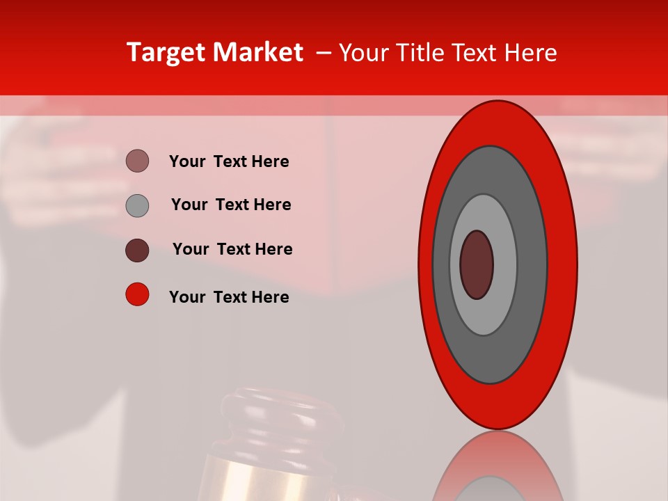 Judgment Of The Judge PowerPoint Template