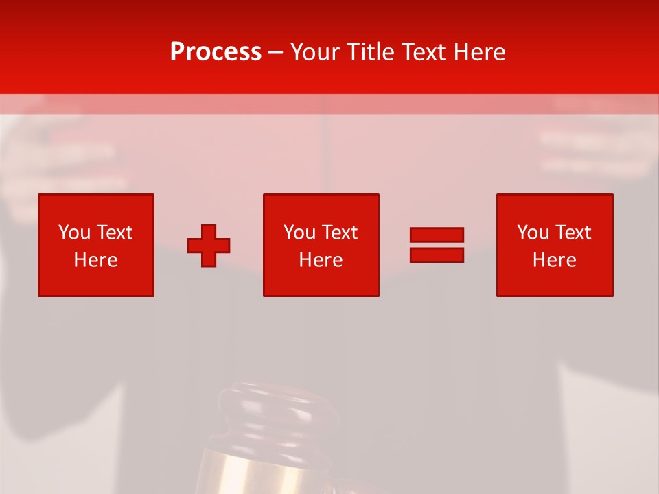 Judgment Of The Judge PowerPoint Template