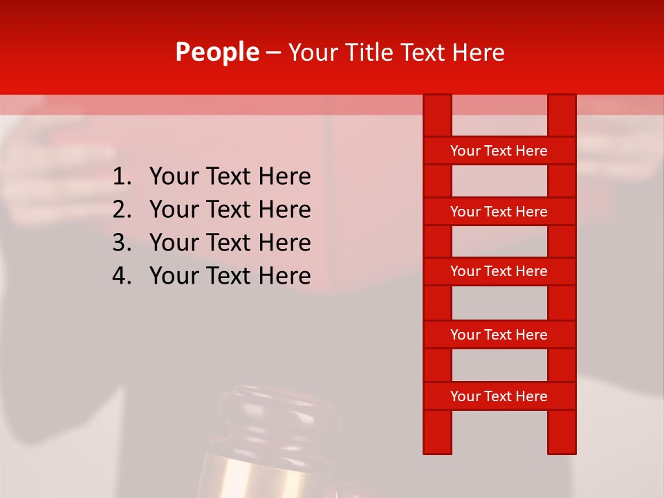 Judgment Of The Judge PowerPoint Template