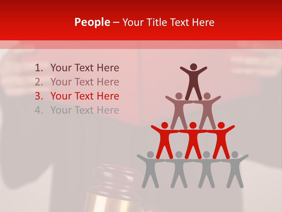 Judgment Of The Judge PowerPoint Template