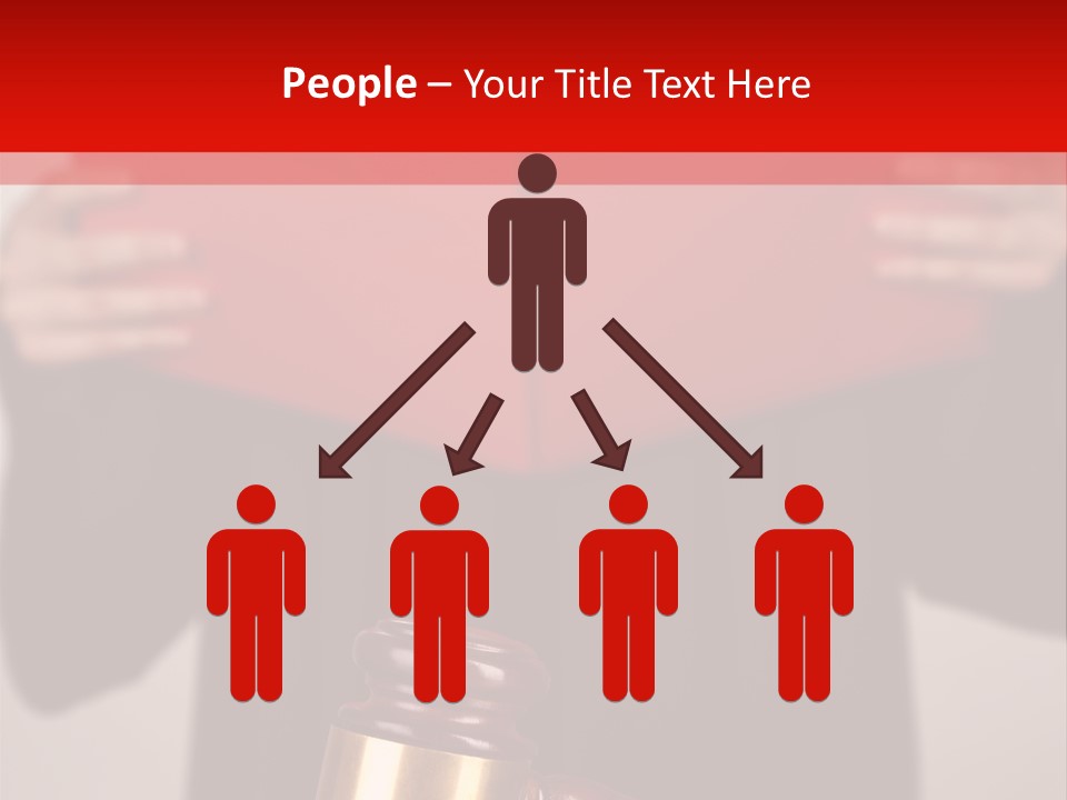 Judgment Of The Judge PowerPoint Template