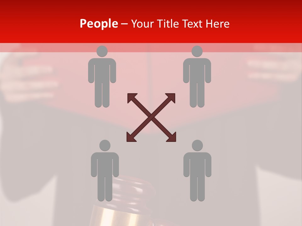 Judgment Of The Judge PowerPoint Template