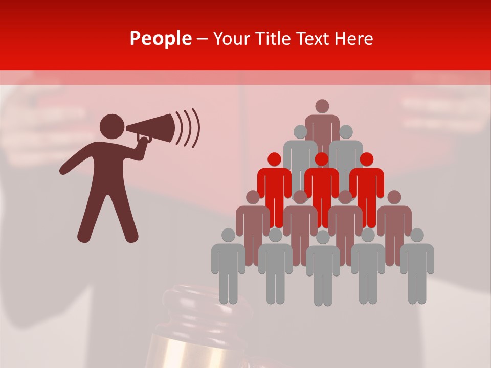 Judgment Of The Judge PowerPoint Template