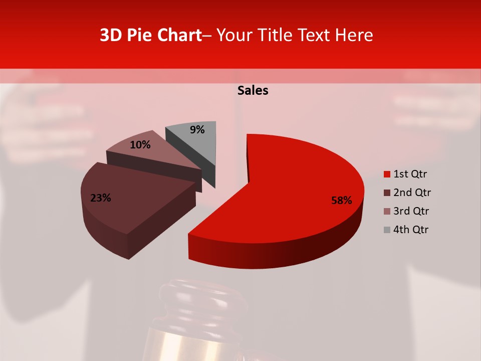 Judgment Of The Judge PowerPoint Template