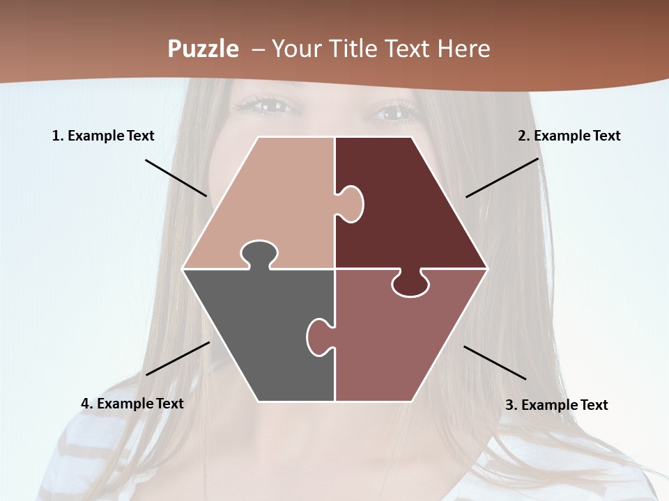 Glad Girl PowerPoint Template