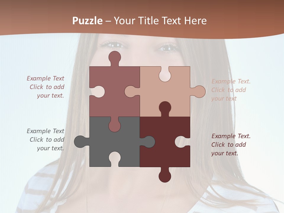 Glad Girl PowerPoint Template