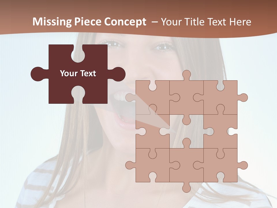 Glad Girl PowerPoint Template