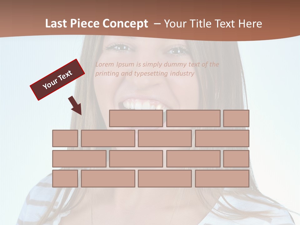 Glad Girl PowerPoint Template