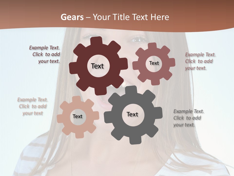 Glad Girl PowerPoint Template