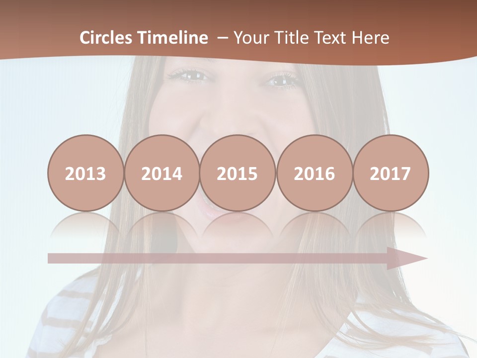 Glad Girl PowerPoint Template