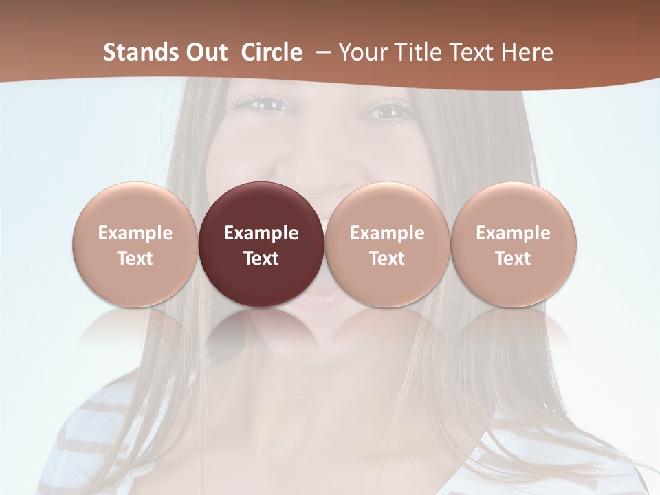 Glad Girl PowerPoint Template