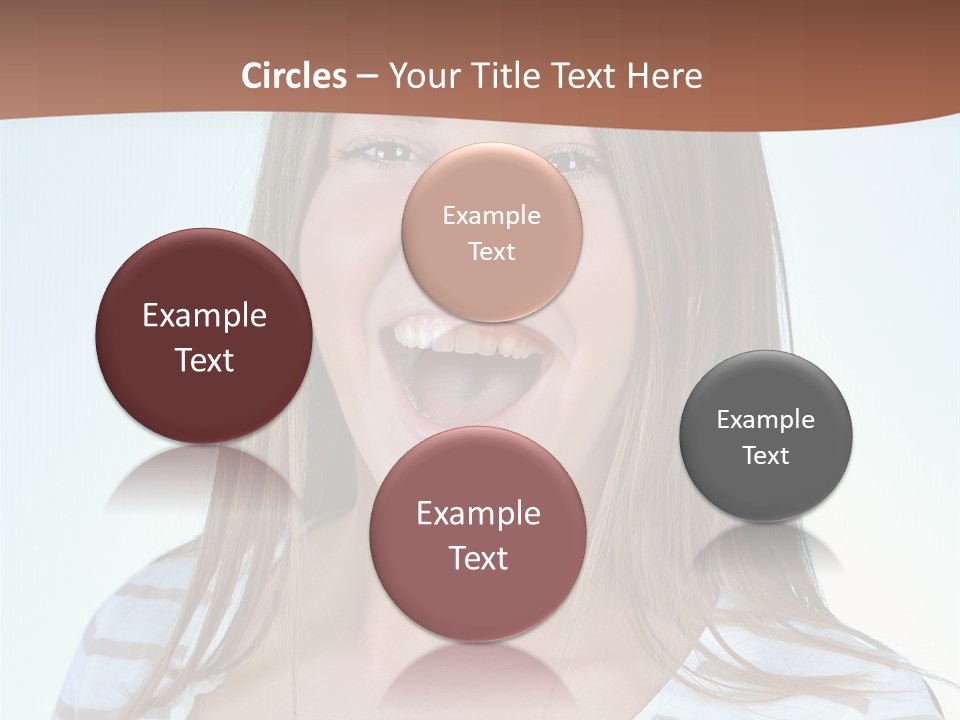 Glad Girl PowerPoint Template