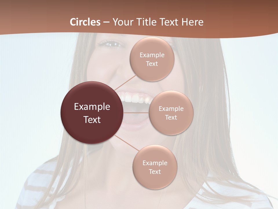 Glad Girl PowerPoint Template