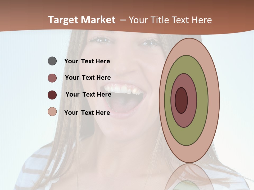 Glad Girl PowerPoint Template