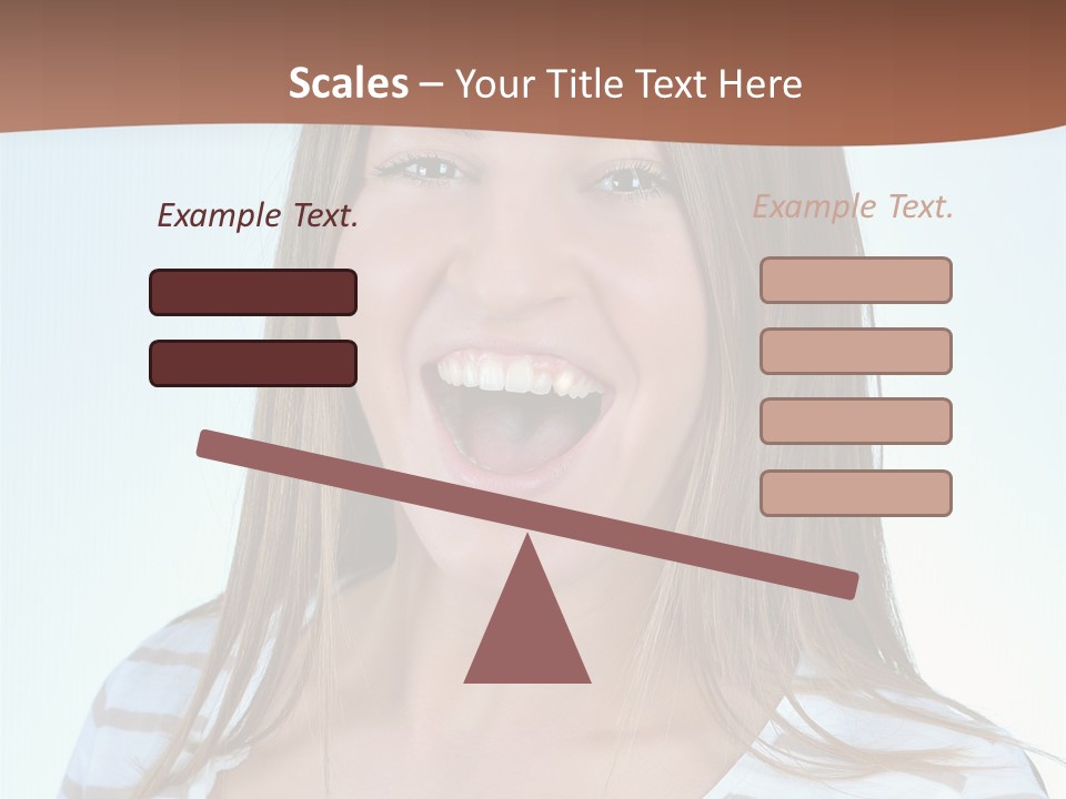 Glad Girl PowerPoint Template