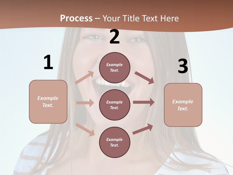 Glad Girl PowerPoint Template