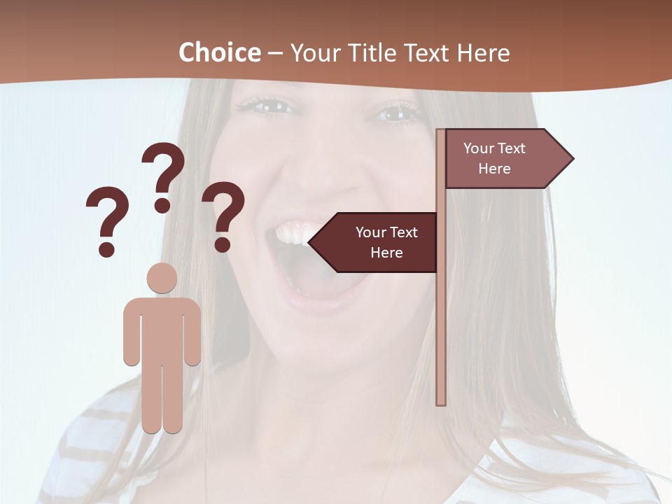 Glad Girl PowerPoint Template