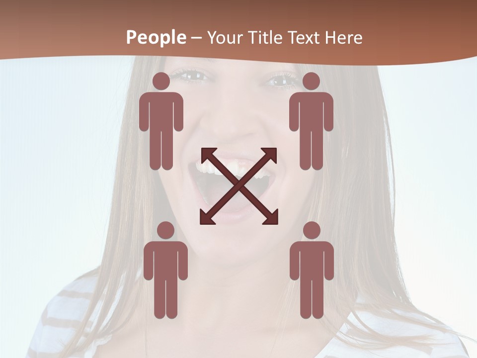 Glad Girl PowerPoint Template