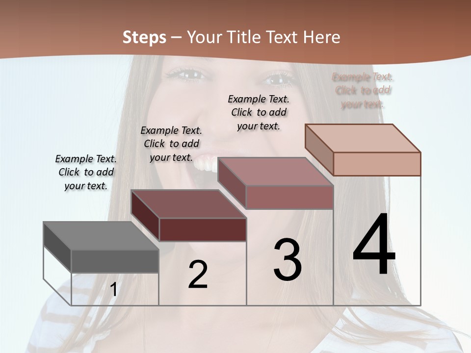 Glad Girl PowerPoint Template