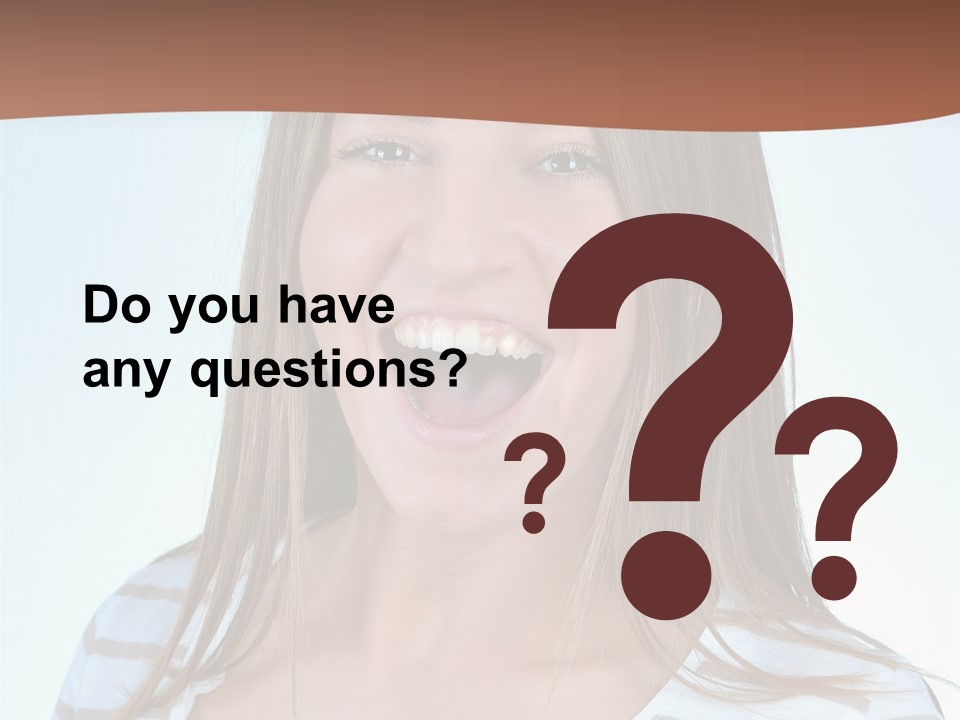 Glad Girl PowerPoint Template