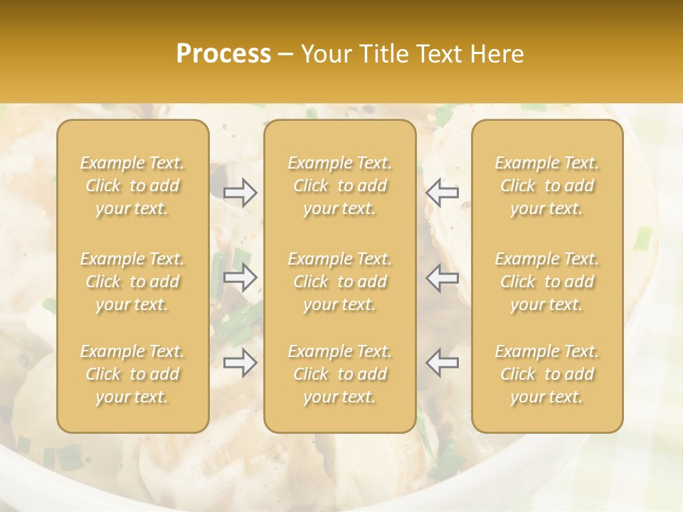 Young Potatoes With Sour Cream PowerPoint Template