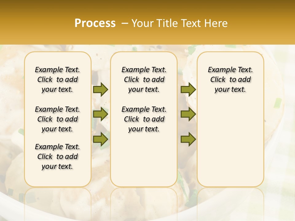 Young Potatoes With Sour Cream PowerPoint Template