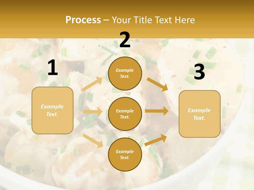 Young Potatoes With Sour Cream PowerPoint Template