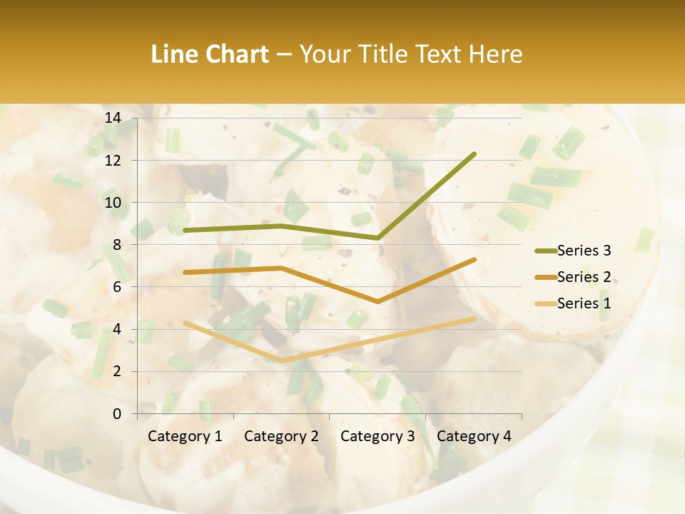 Young Potatoes With Sour Cream PowerPoint Template