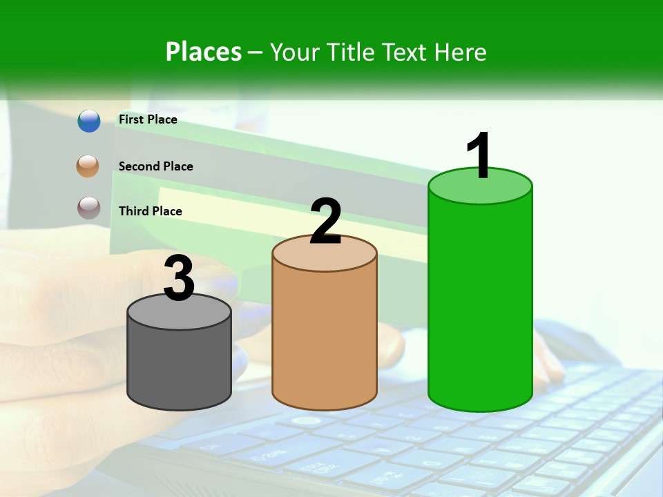 Payment On The Internet By Card PowerPoint Template