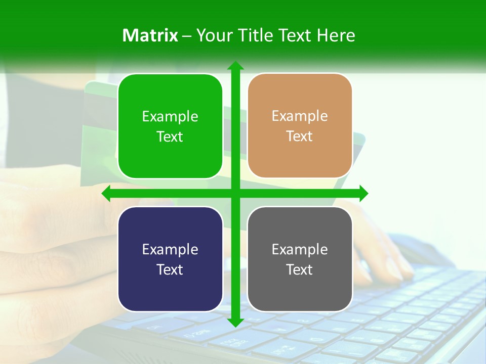 Payment On The Internet By Card PowerPoint Template