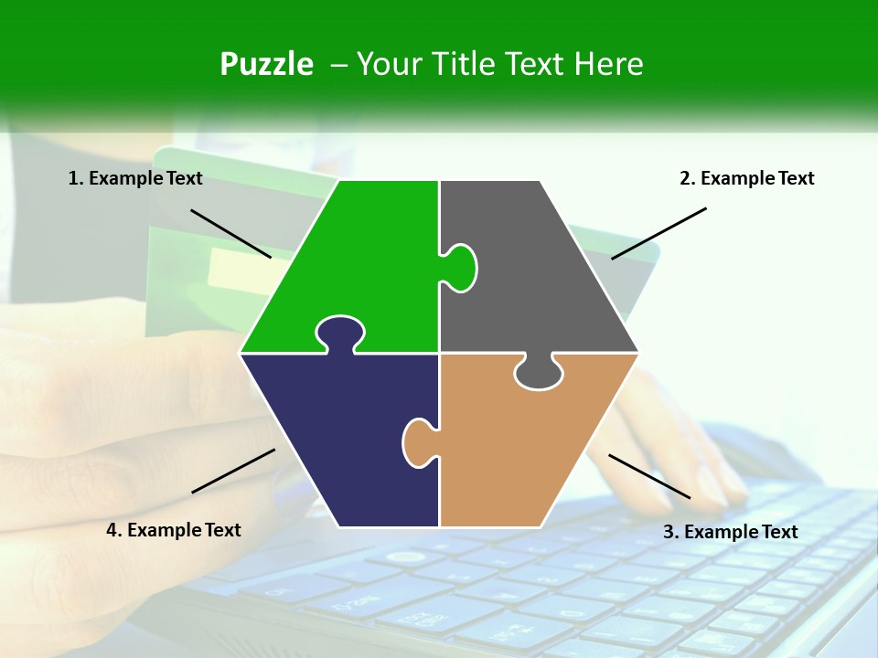 Payment On The Internet By Card PowerPoint Template