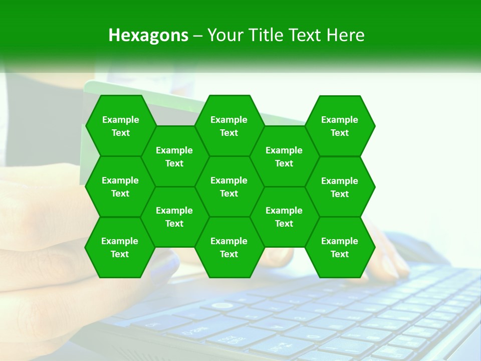 Payment On The Internet By Card PowerPoint Template