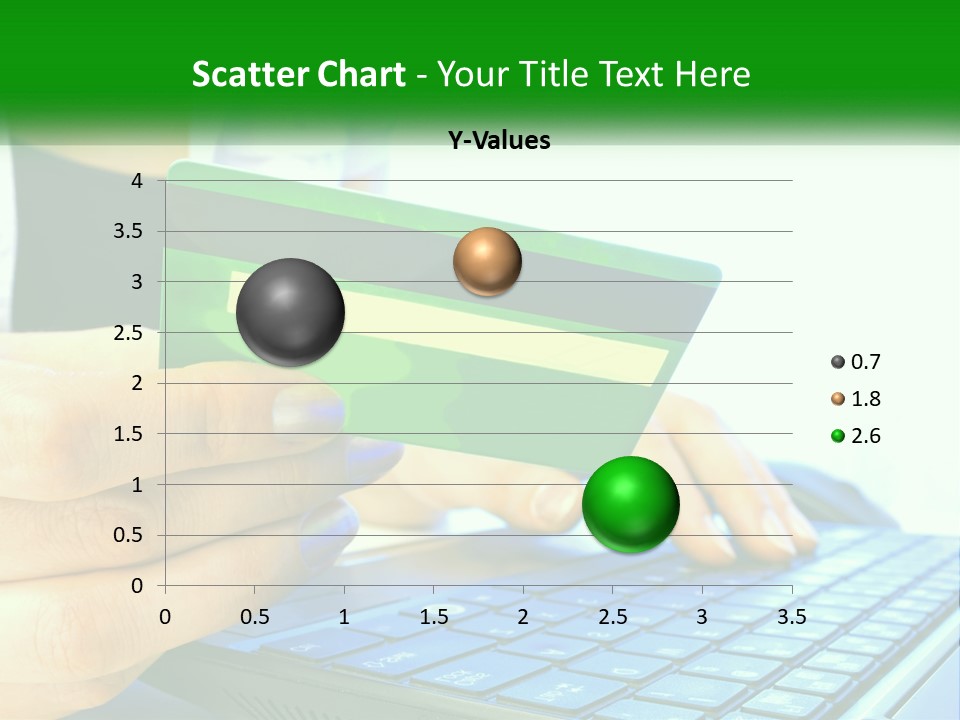 Payment On The Internet By Card PowerPoint Template