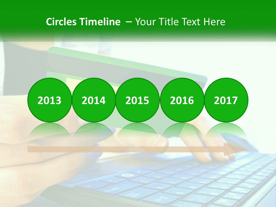 Payment On The Internet By Card PowerPoint Template