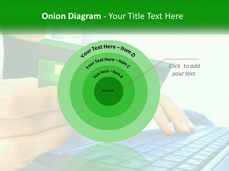 Payment On The Internet By Card PowerPoint Template