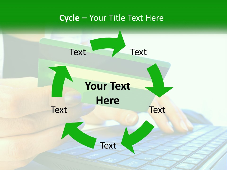 Payment On The Internet By Card PowerPoint Template